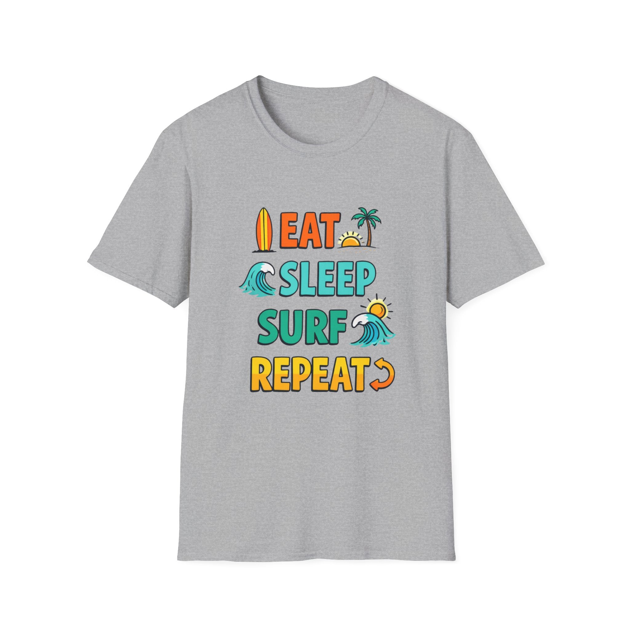 Eat Sleep Surf Repeat T-shirt