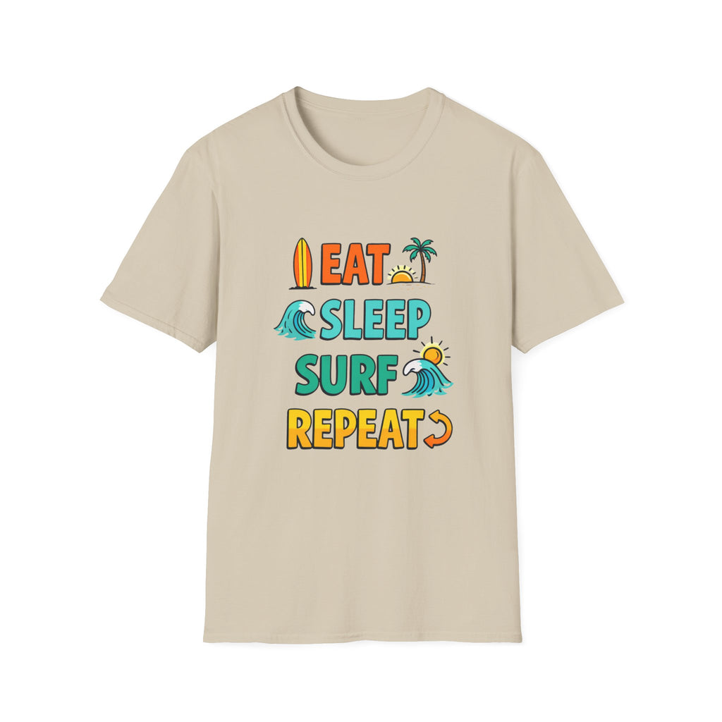 Eat Sleep Surf Repeat T-shirt