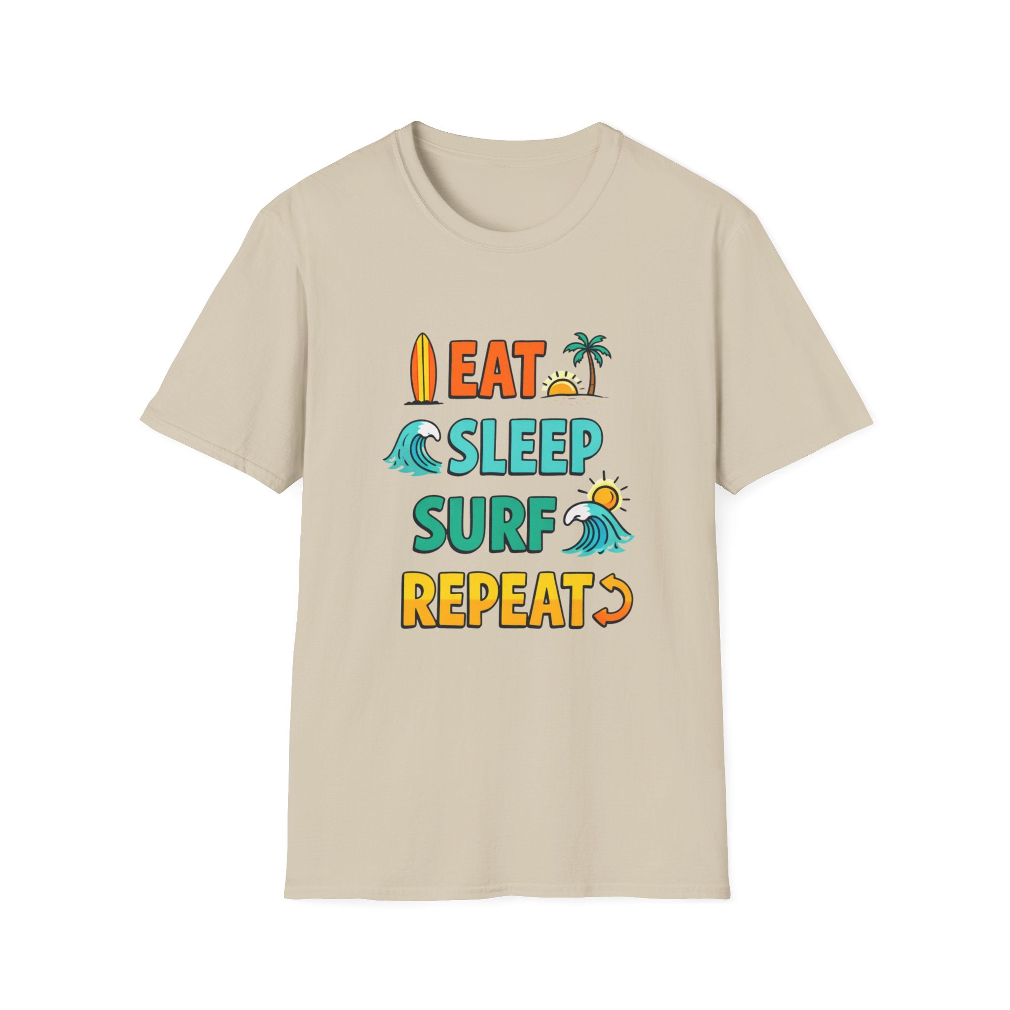 Eat Sleep Surf Repeat T-shirt