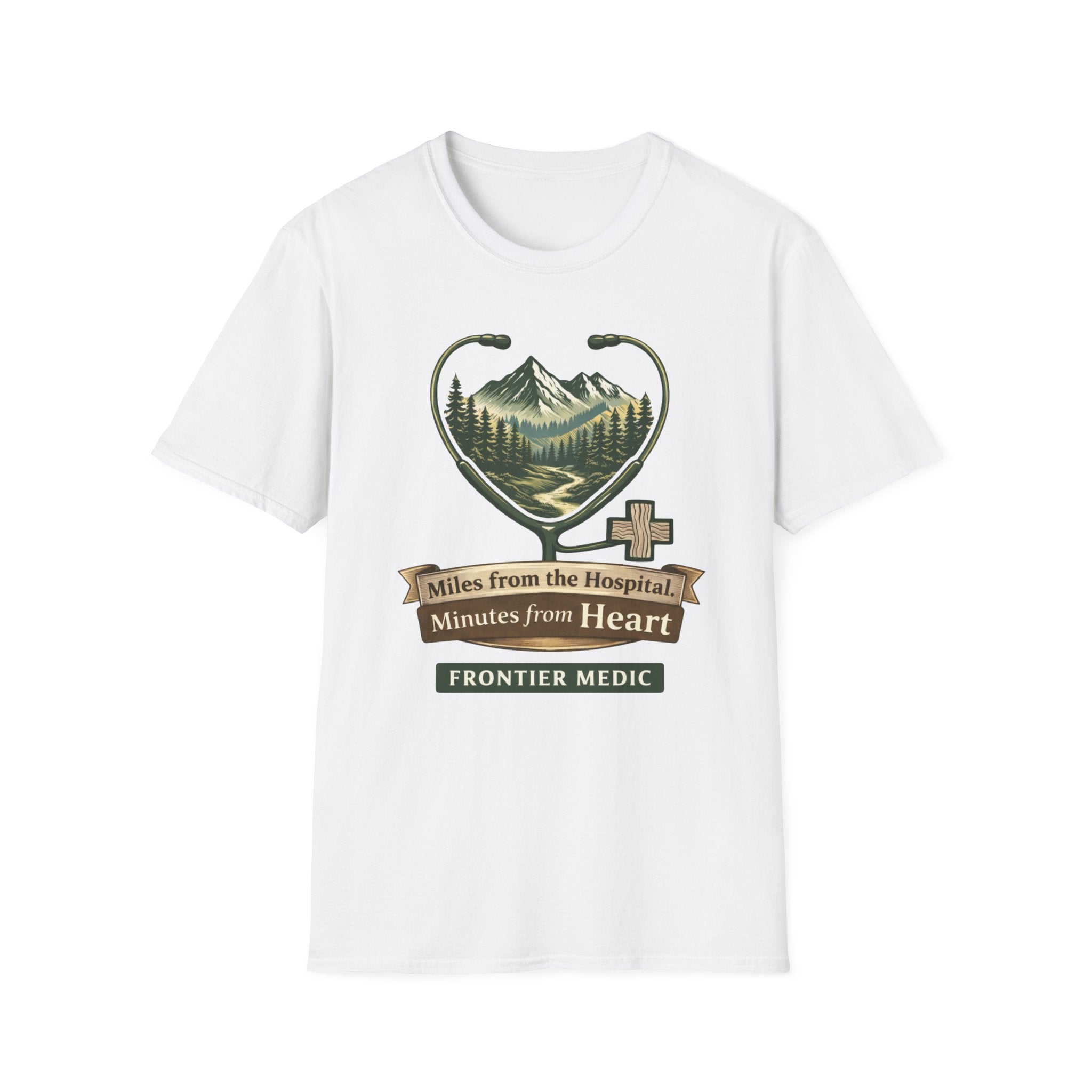 Miles From the Hospital Minutes From Heart T-shirt