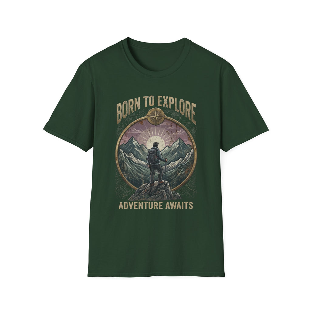 Born to Explore Adventure Awaits T-shirt