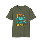 Eat Sleep Surf Repeat T-shirt