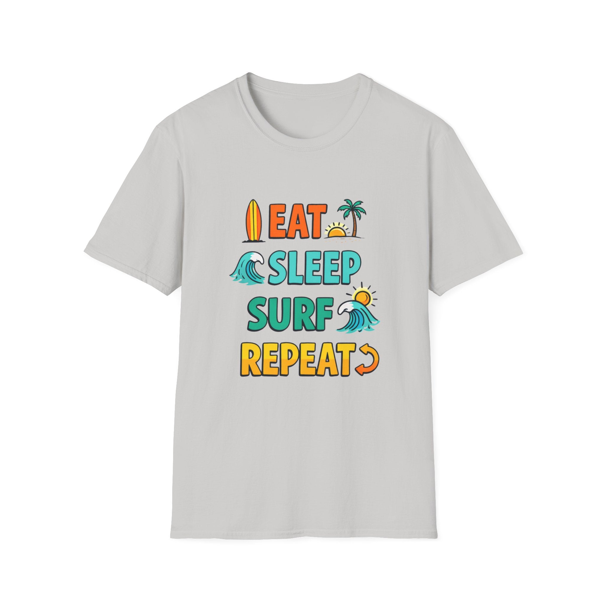 Eat Sleep Surf Repeat T-shirt