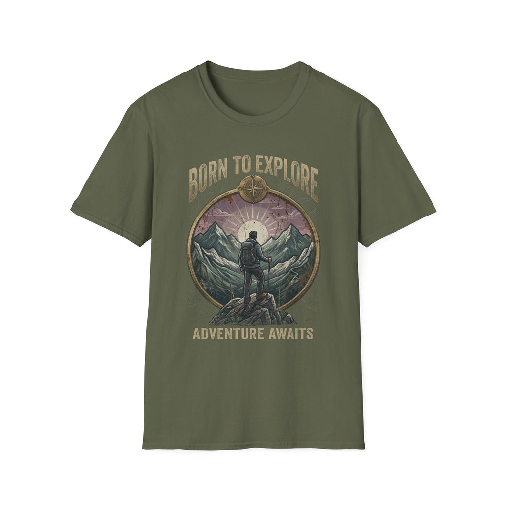 Born to Explore Adventure Awaits T-shirt