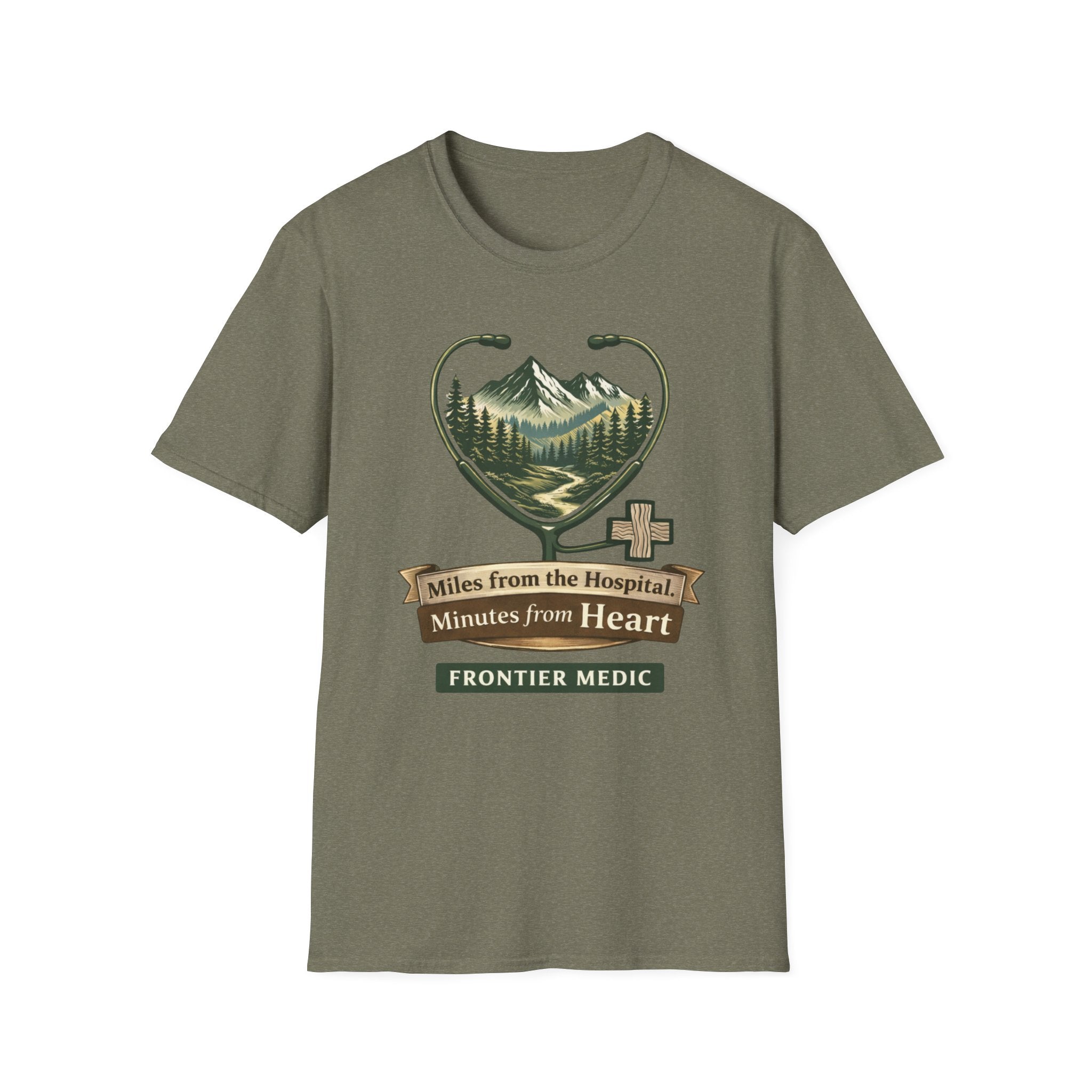 Miles From the Hospital Minutes From Heart T-shirt