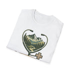 Miles From the Hospital Minutes From Heart T-shirt
