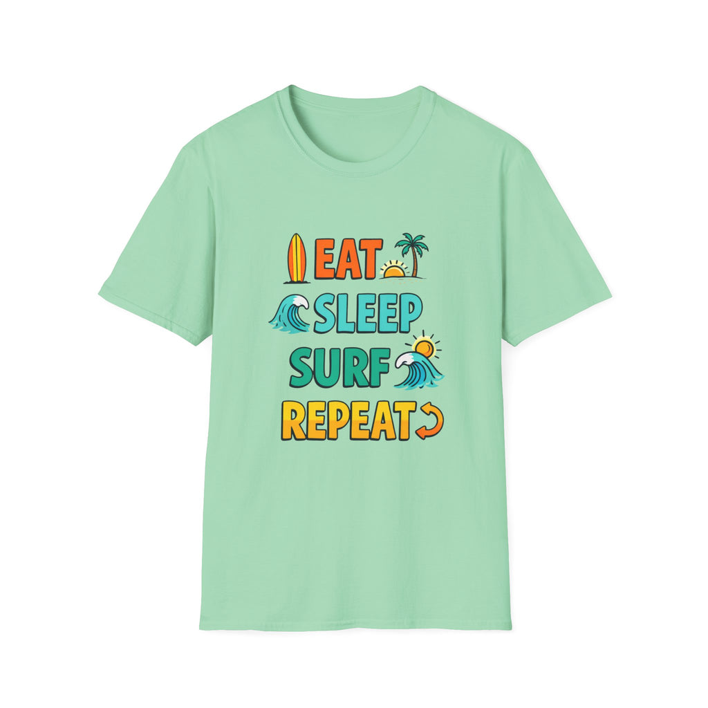 Eat Sleep Surf Repeat T-shirt