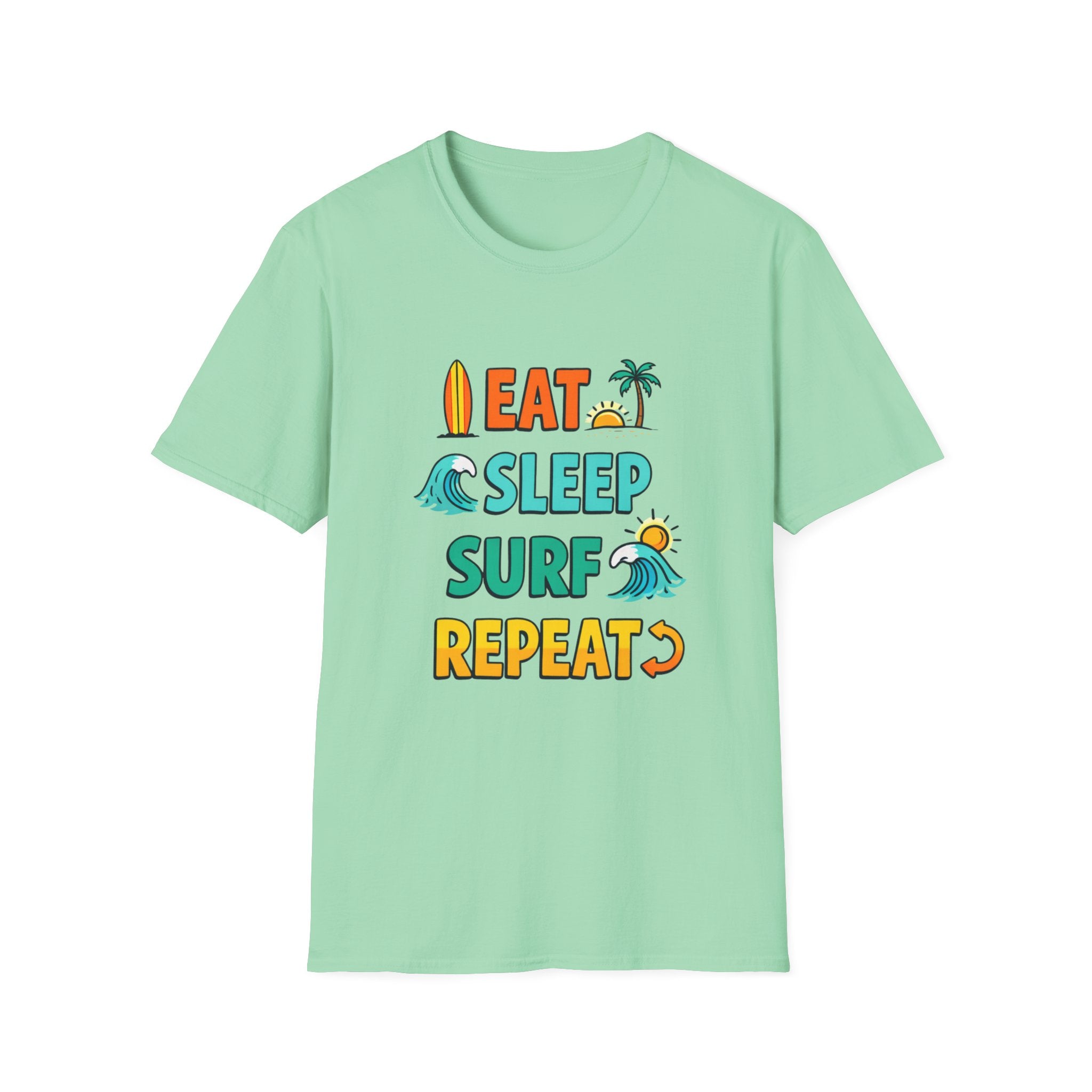 Eat Sleep Surf Repeat T-shirt