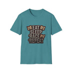 Eat Sleep Race Repeat T-shirt