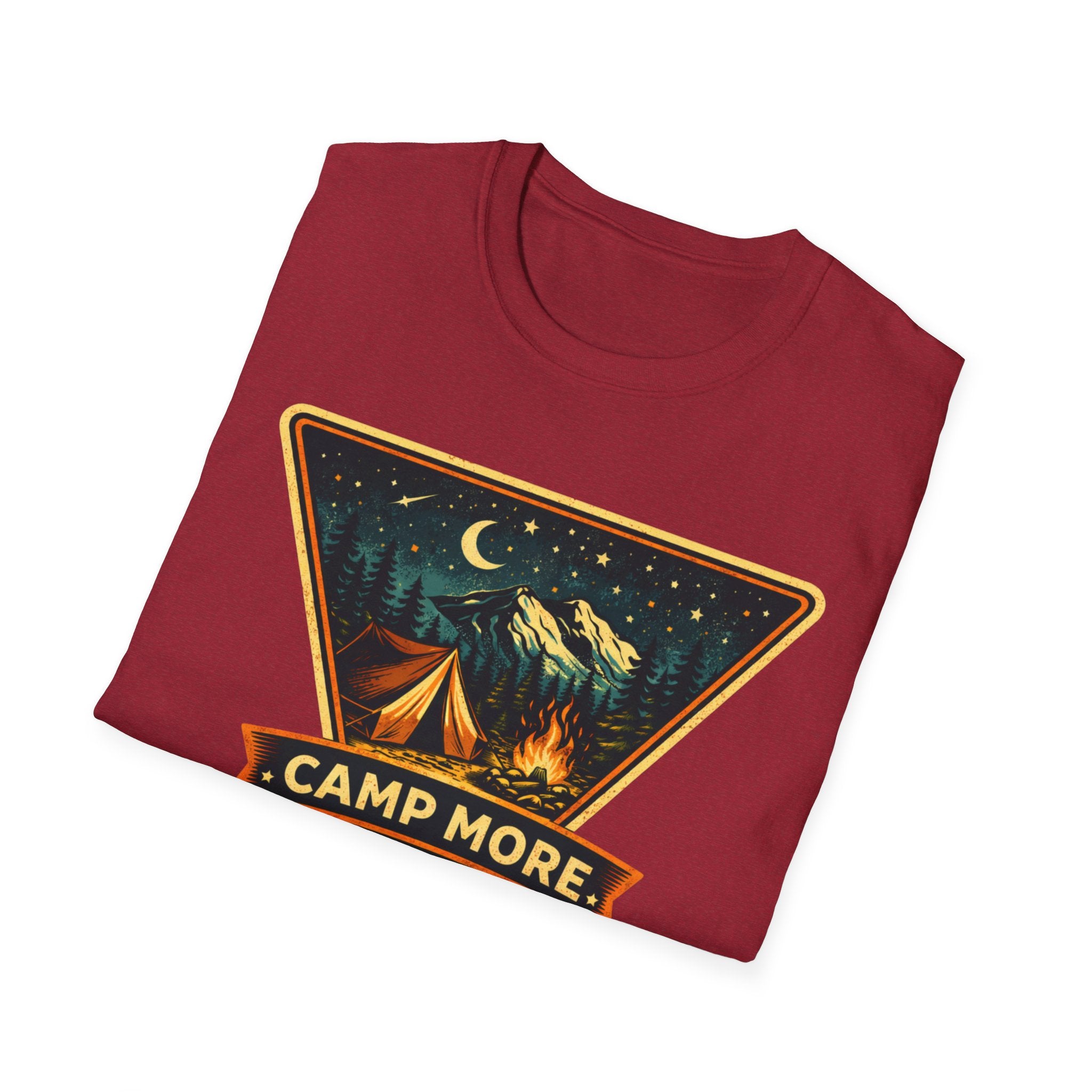 Camp More Worry Less T-shirt