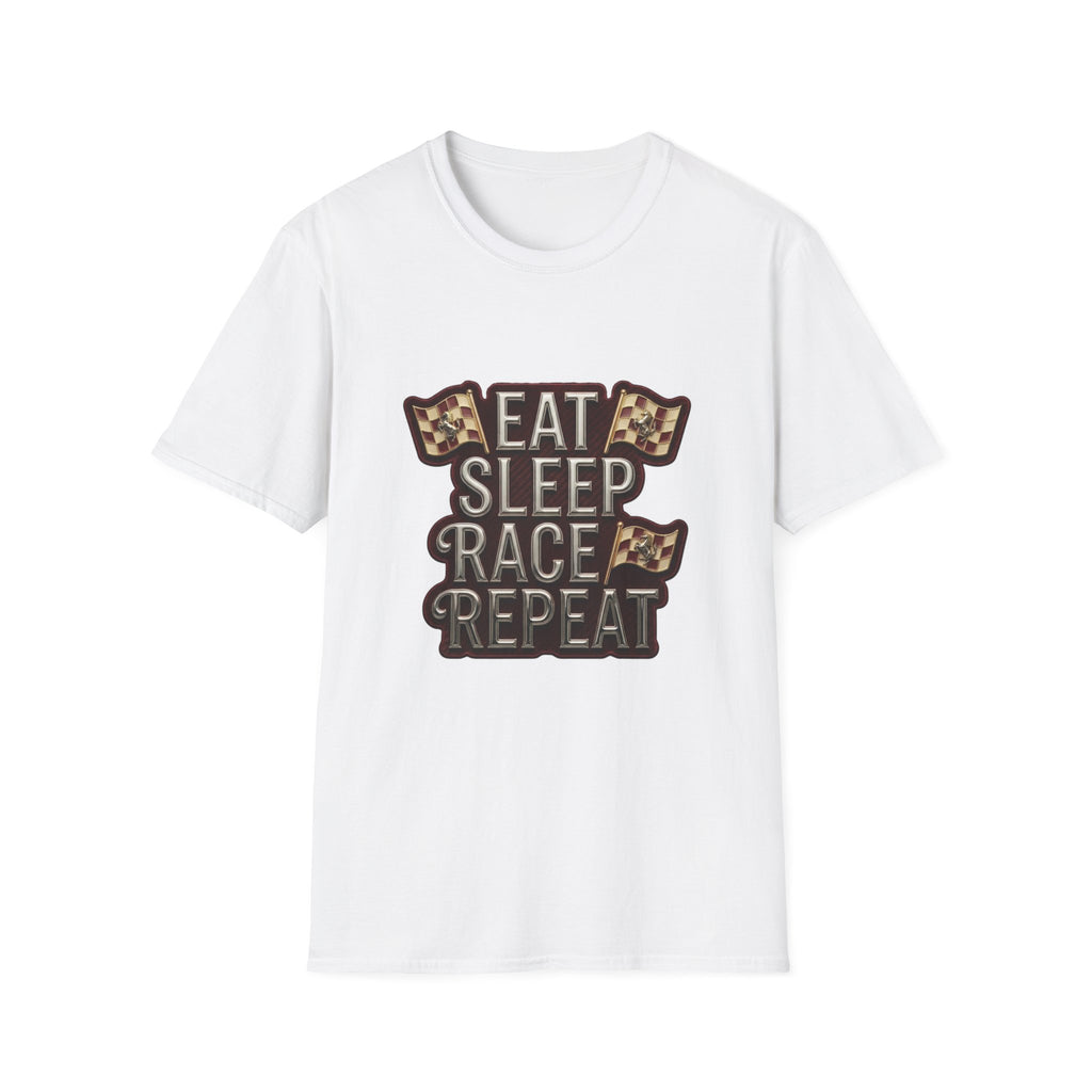 Eat Sleep Race Repeat T-shirt