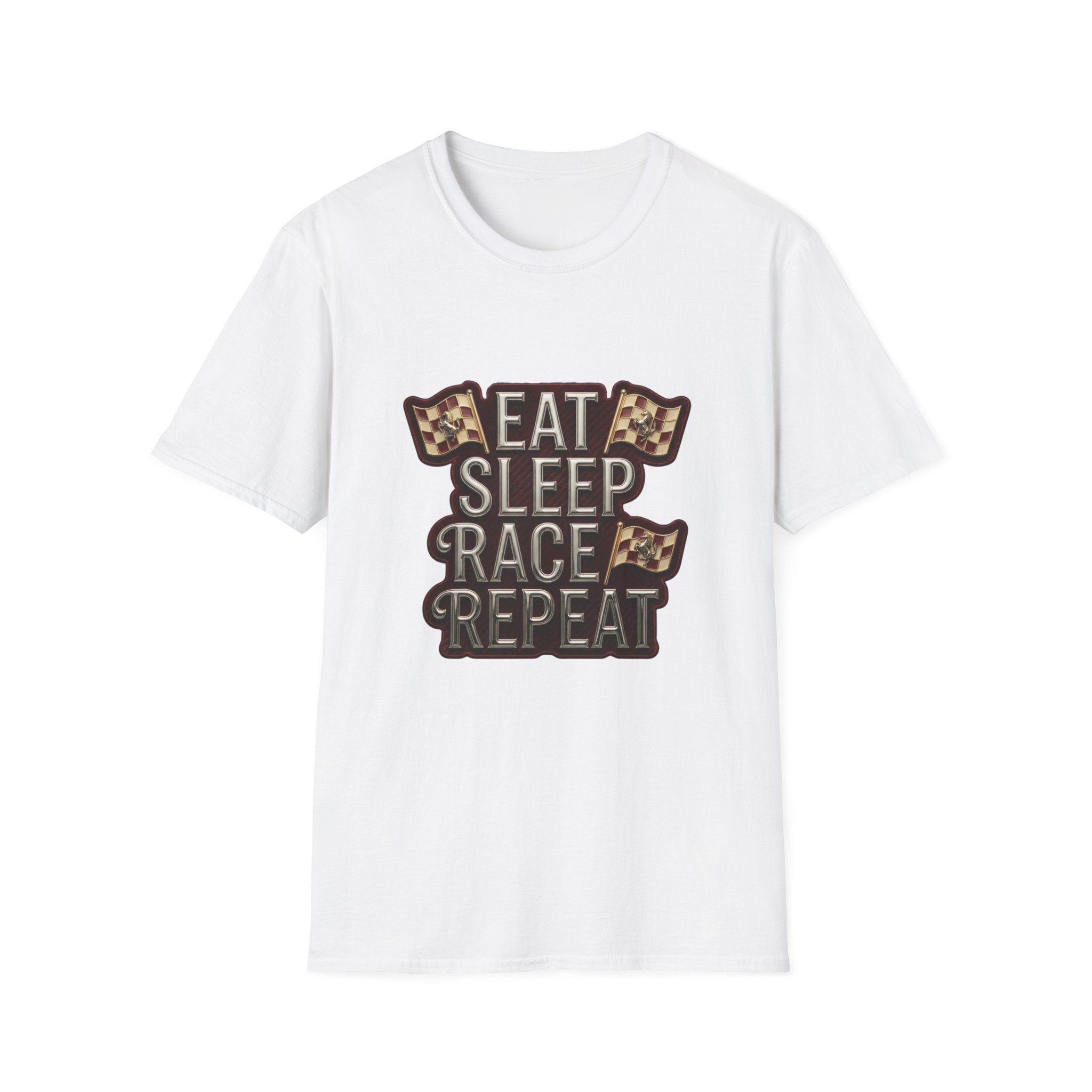Eat Sleep Race Repeat T-shirt