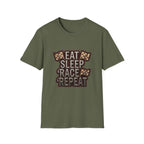 Eat Sleep Race Repeat T-shirt