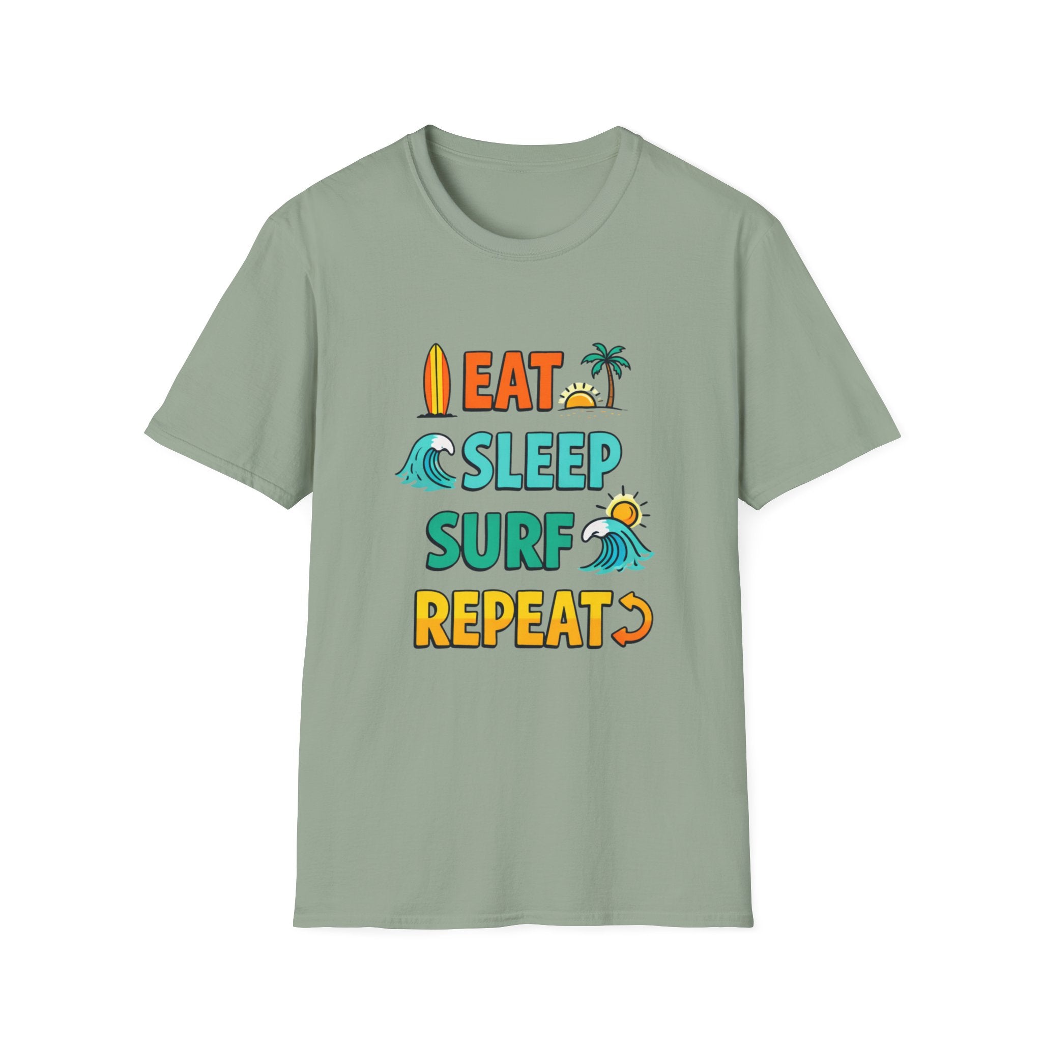 Eat Sleep Surf Repeat T-shirt
