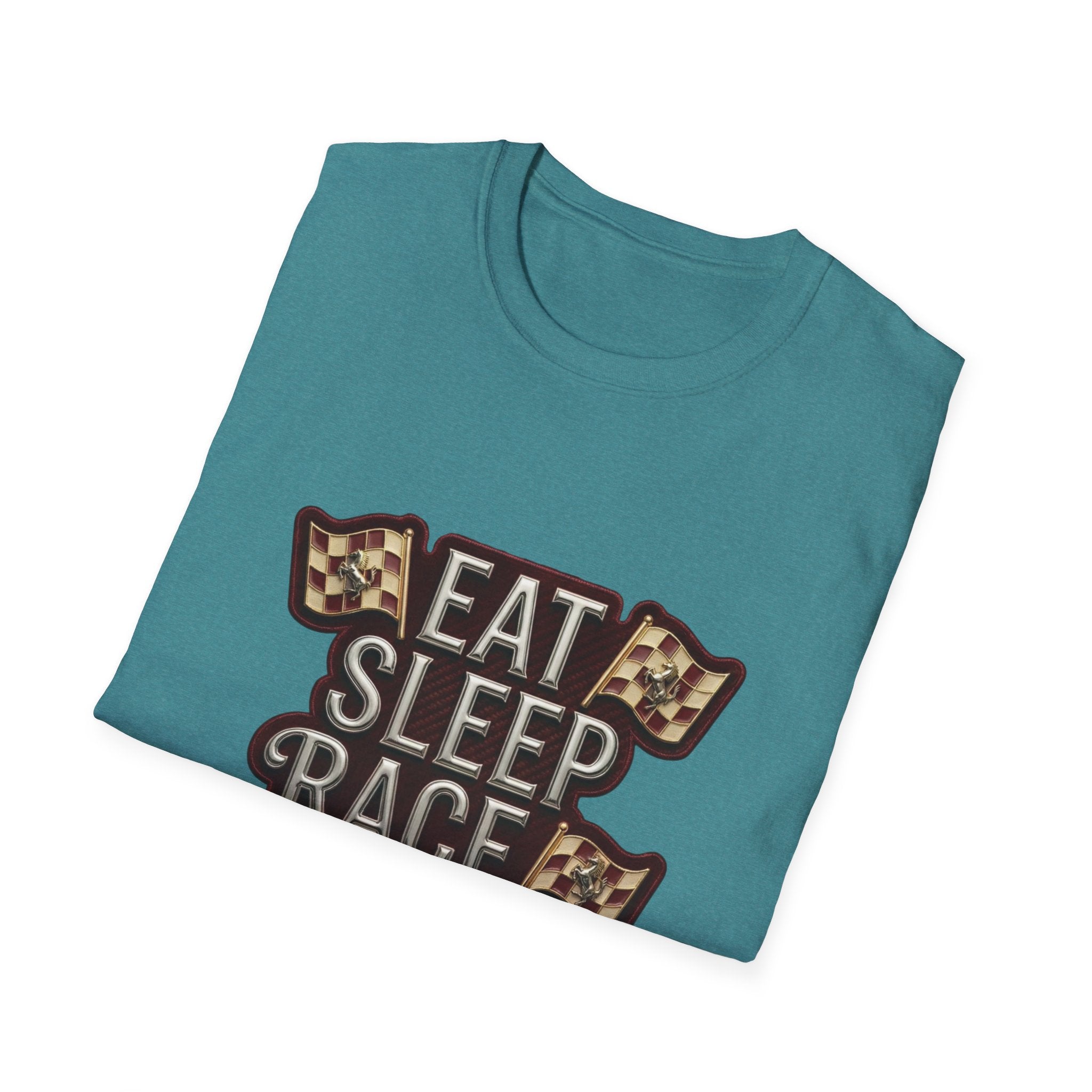 Eat Sleep Race Repeat T-shirt