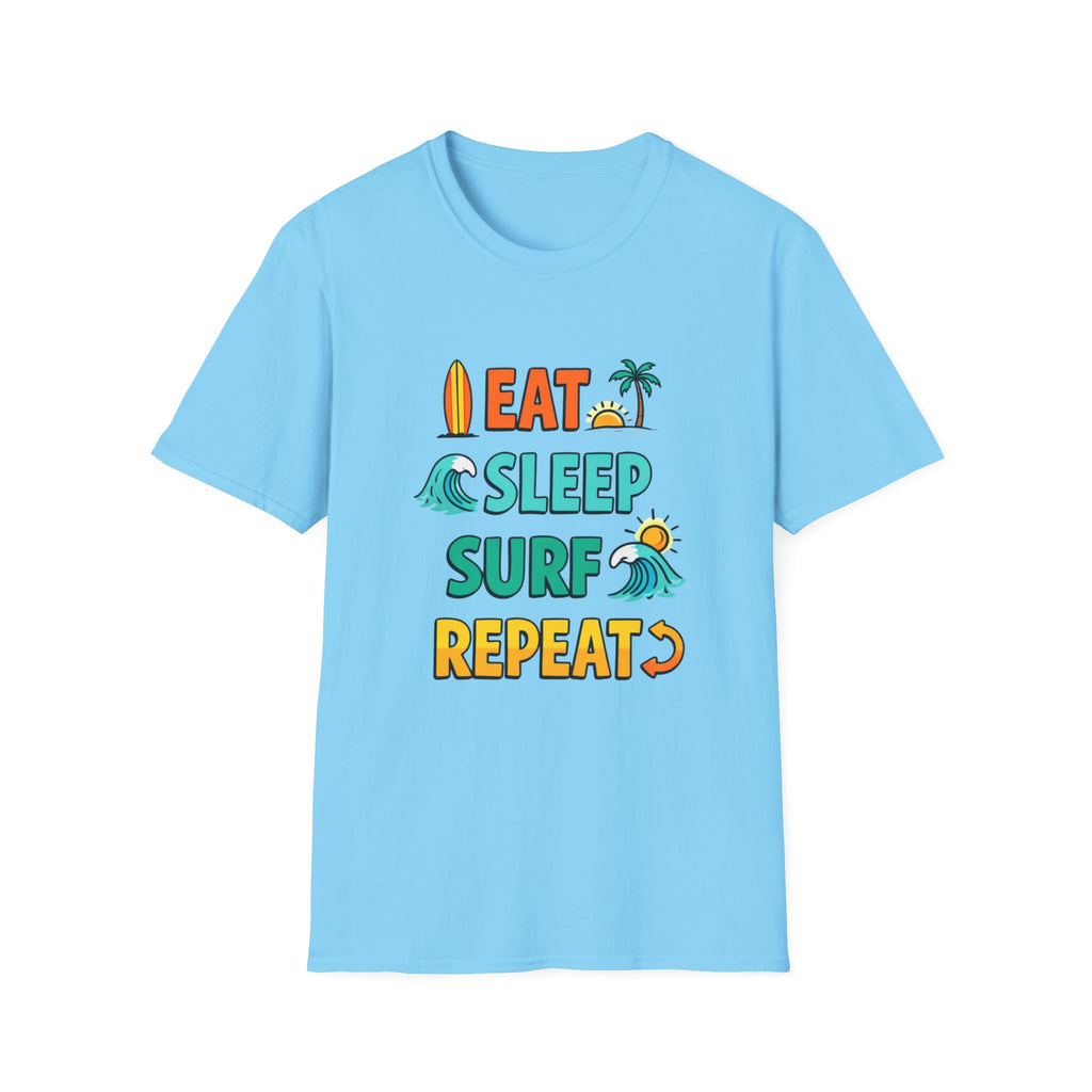 Eat Sleep Surf Repeat T-shirt