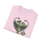 Miles From the Hospital Minutes From Heart T-shirt
