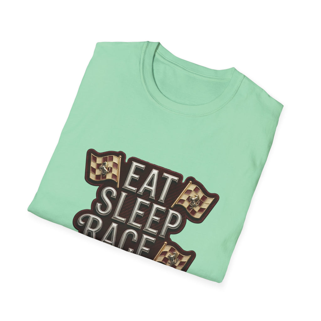 Eat Sleep Race Repeat T-shirt