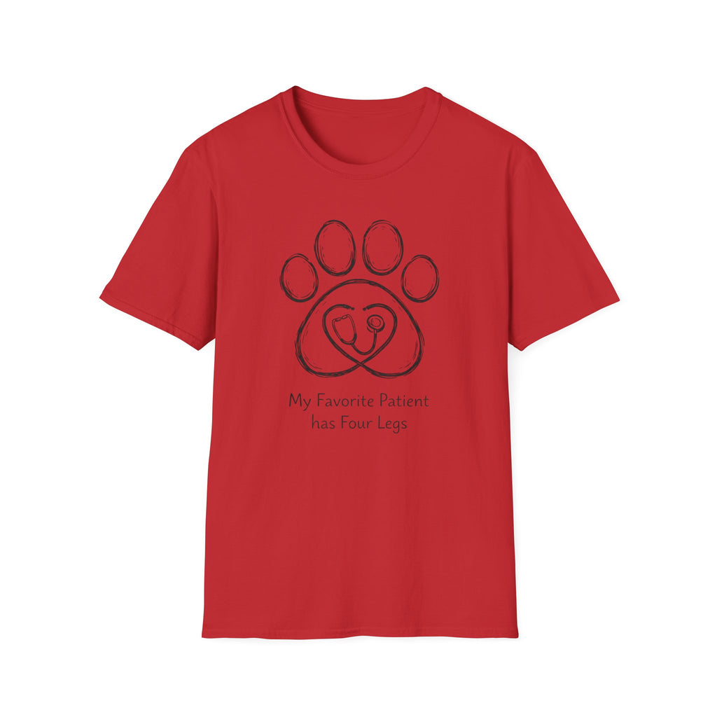 My Favorite Patient Has Four Legs T-shirt