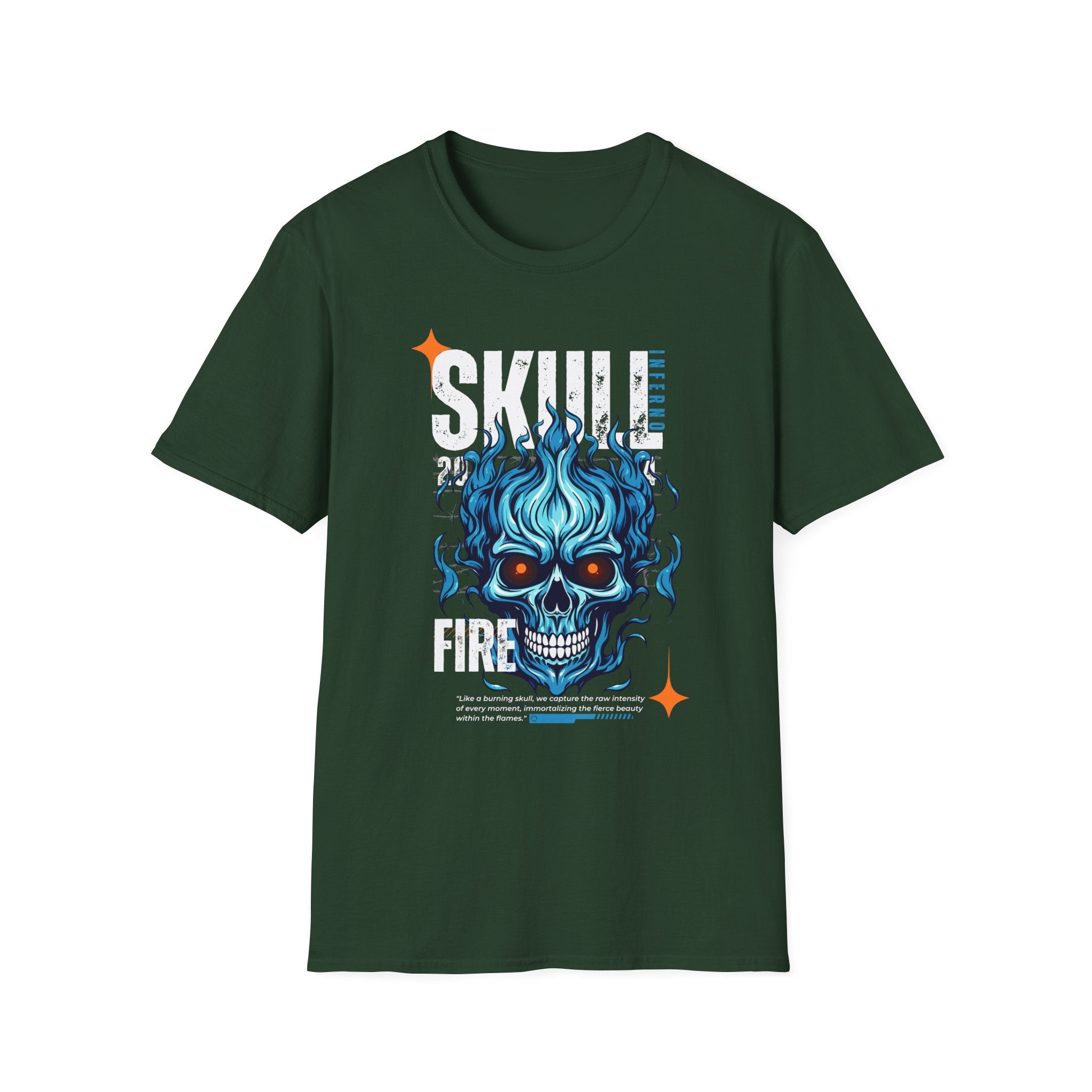 Inferno Skull Fire T-shirt