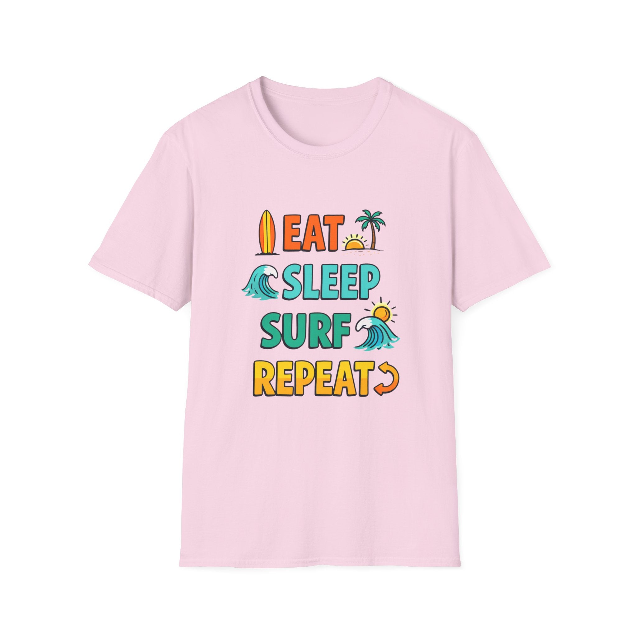 Eat Sleep Surf Repeat T-shirt