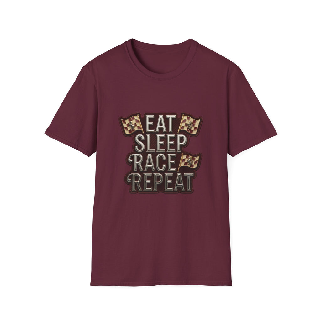 Eat Sleep Race Repeat T-shirt