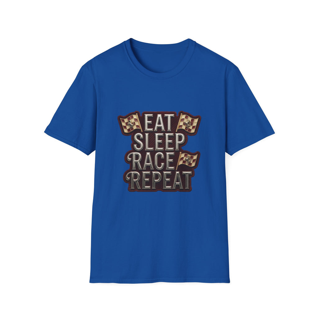 Eat Sleep Race Repeat T-shirt