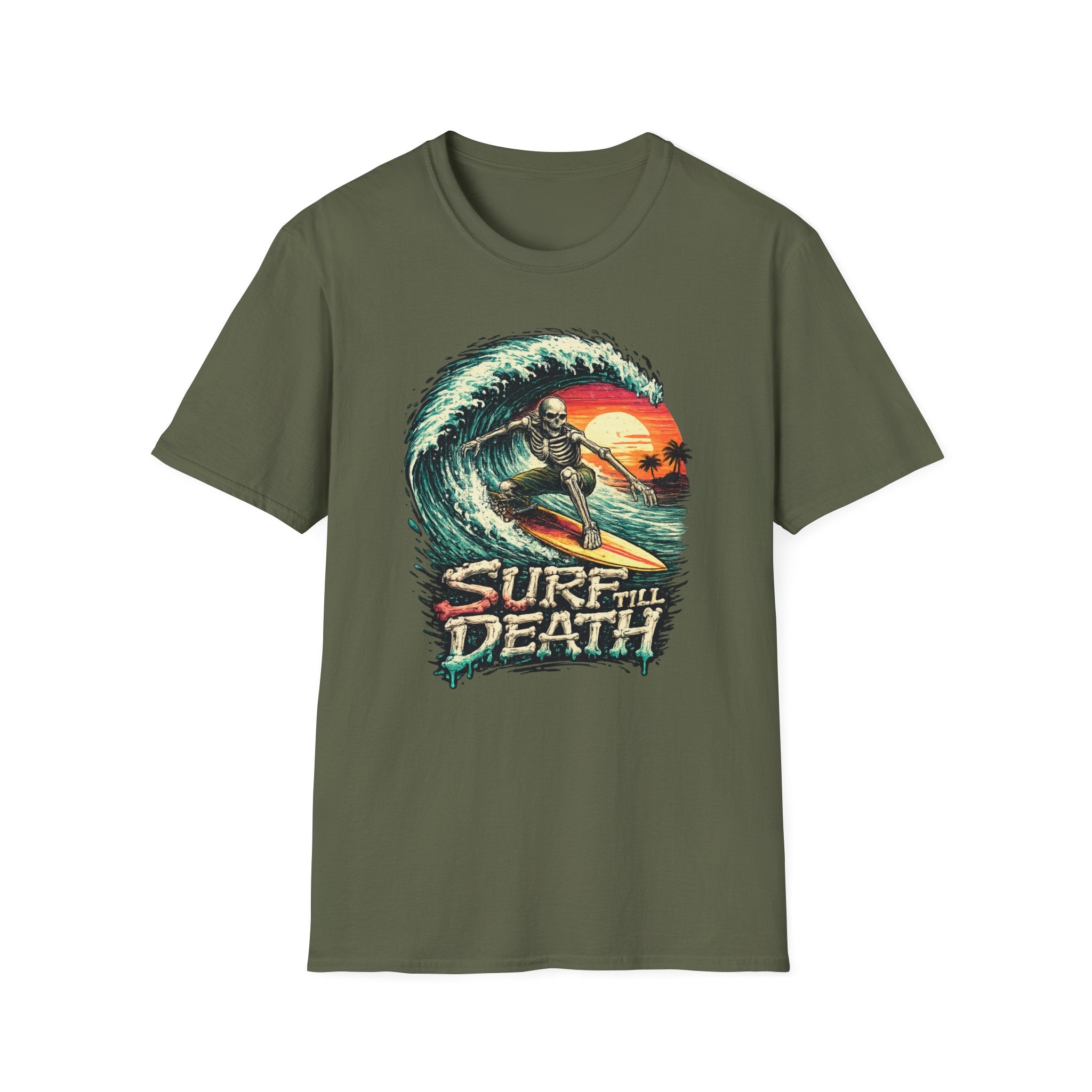 Surf Till Death  T-shirt