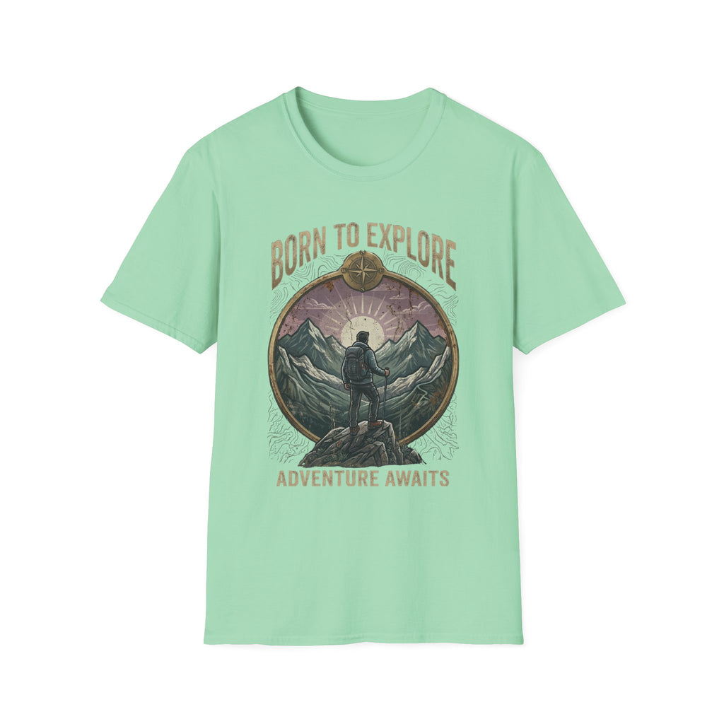 Born to Explore Adventure Awaits T-shirt