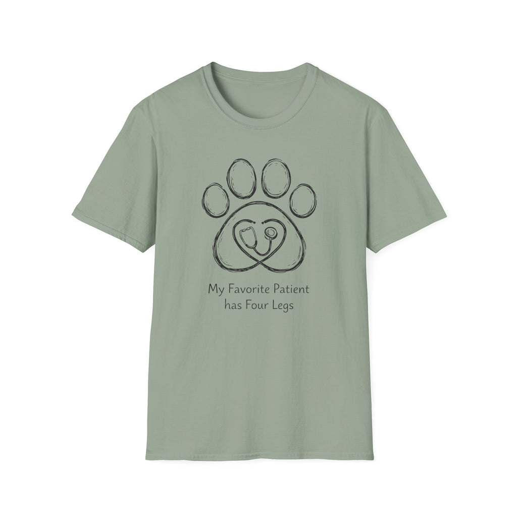 My Favorite Patient Has Four Legs T-shirt