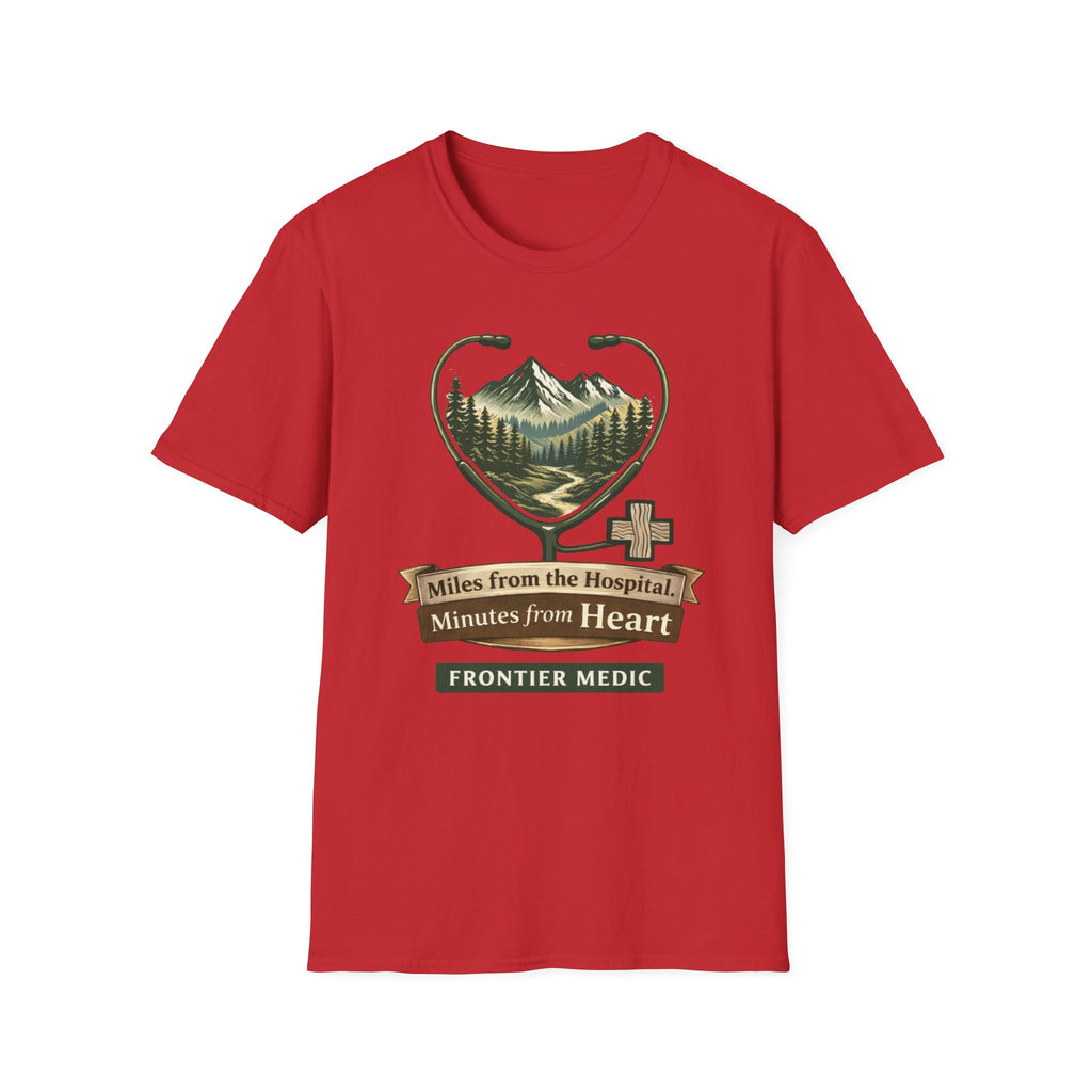 Miles From the Hospital Minutes From Heart T-shirt