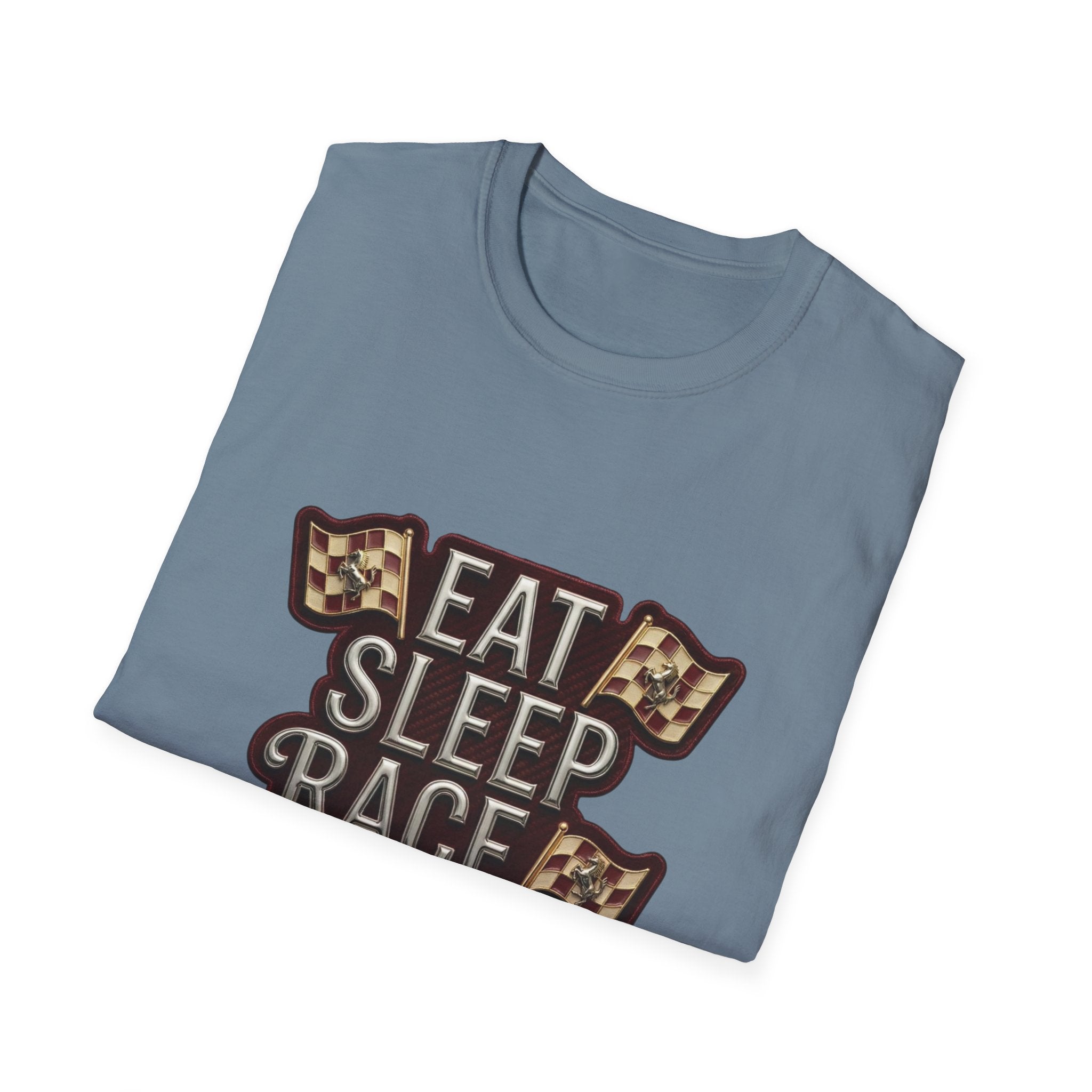Eat Sleep Race Repeat T-shirt