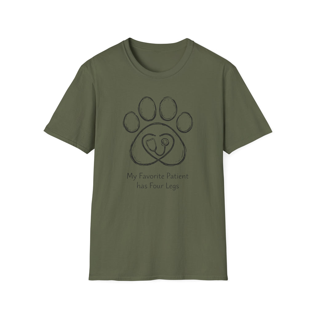 My Favorite Patient Has Four Legs T-shirt