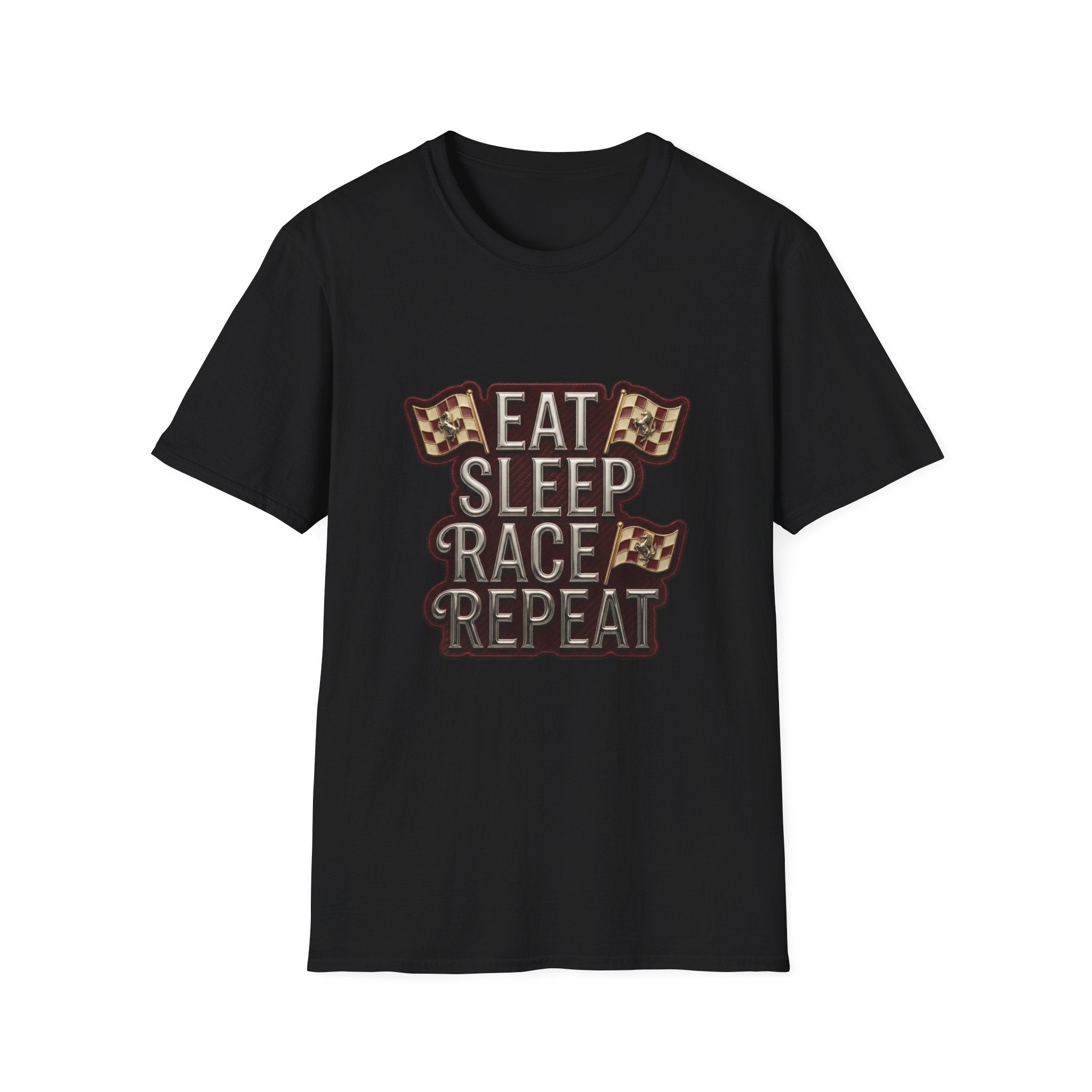 Eat Sleep Race Repeat T-shirt