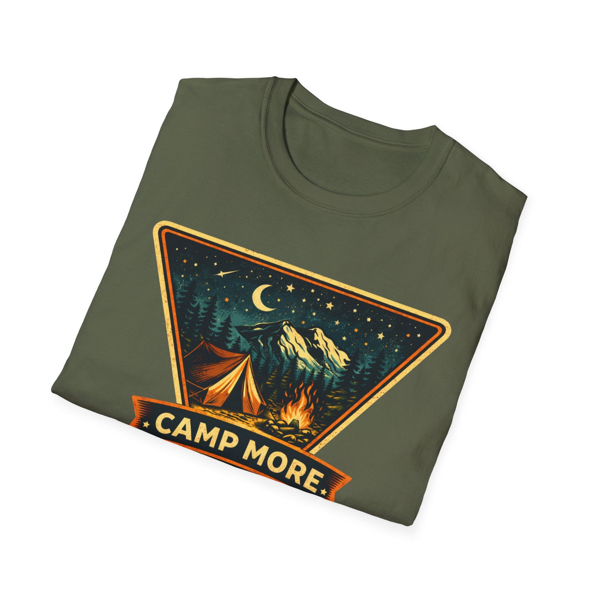 Camp More Worry Less T-shirt