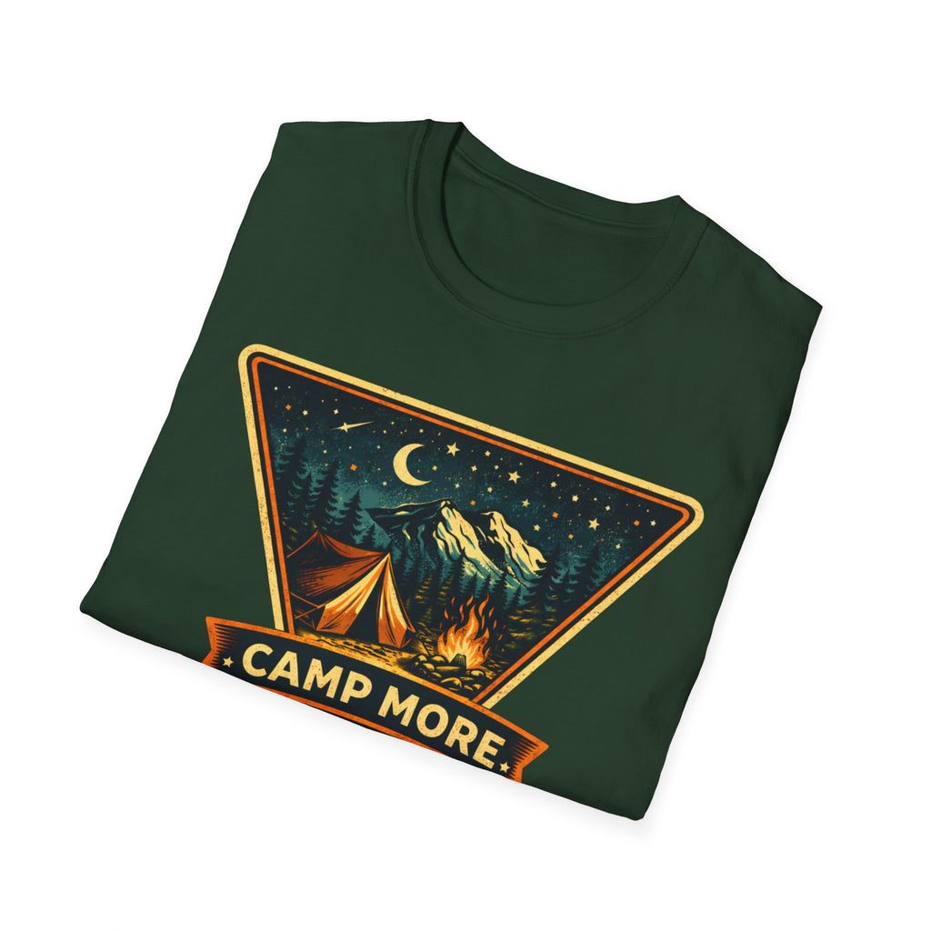 Camp More Worry Less T-shirt