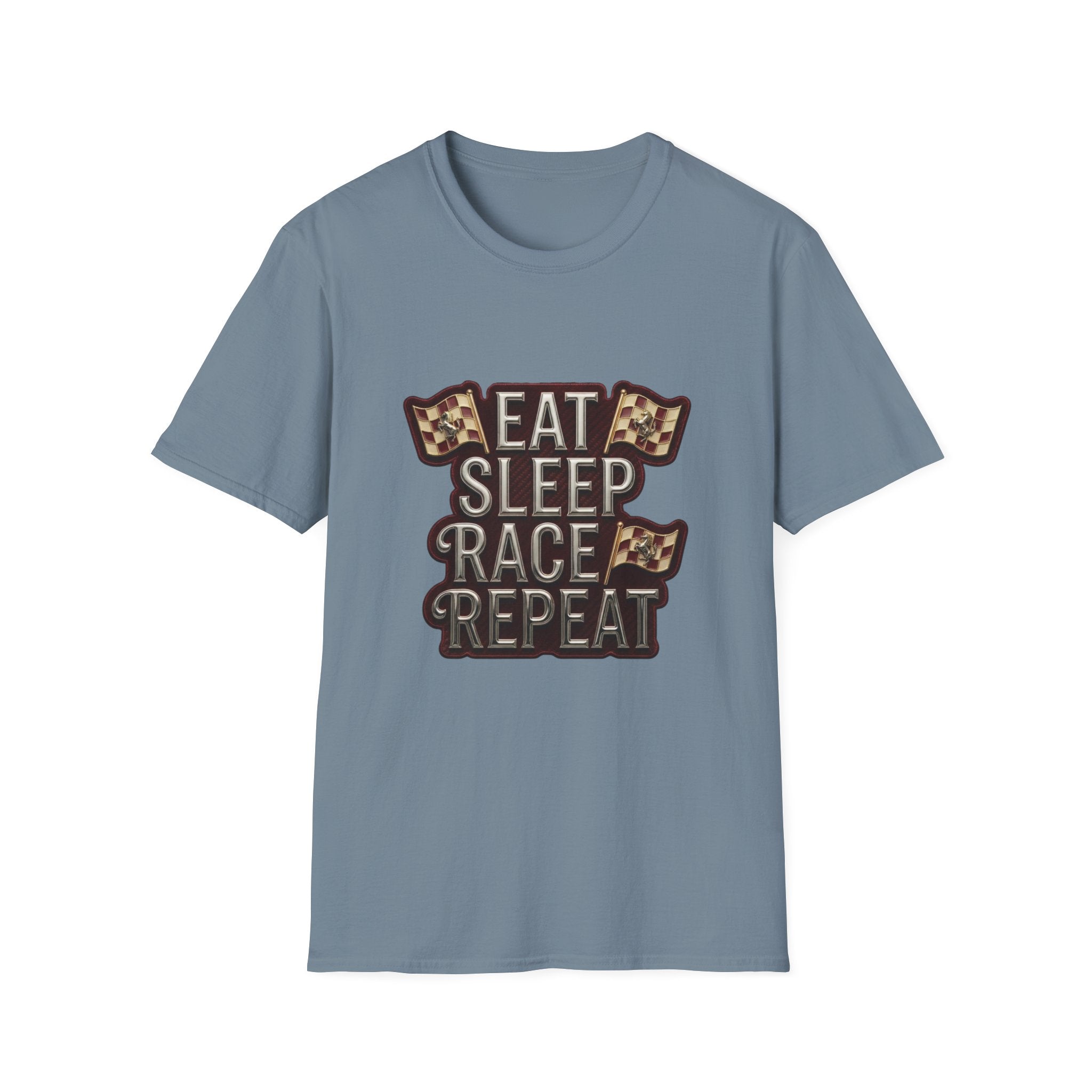 Eat Sleep Race Repeat T-shirt