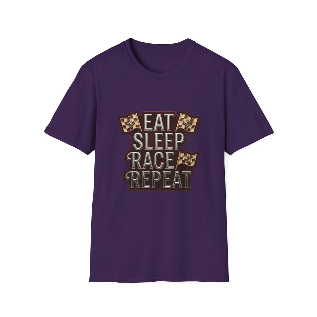 Eat Sleep Race Repeat T-shirt