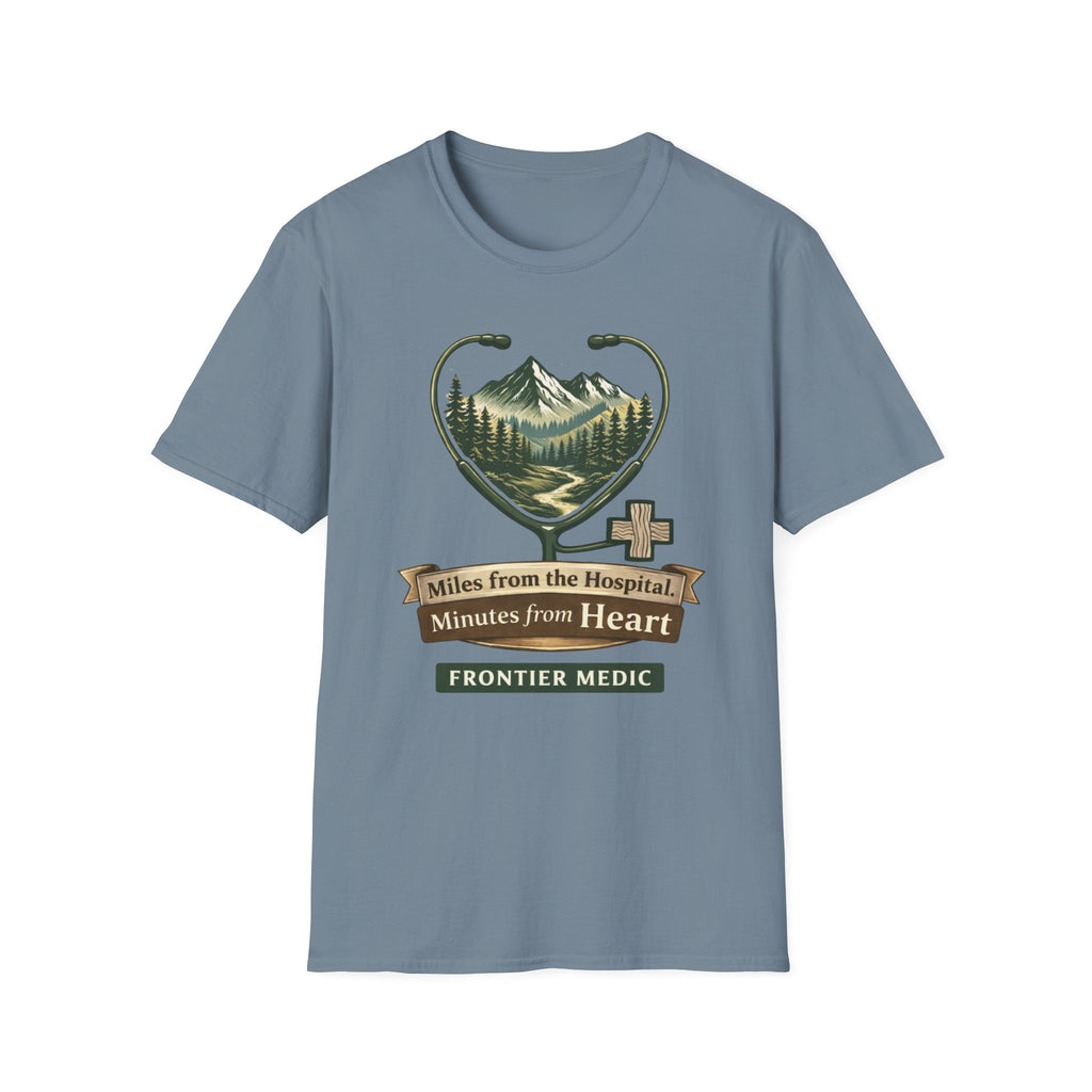 Miles From the Hospital Minutes From Heart T-shirt