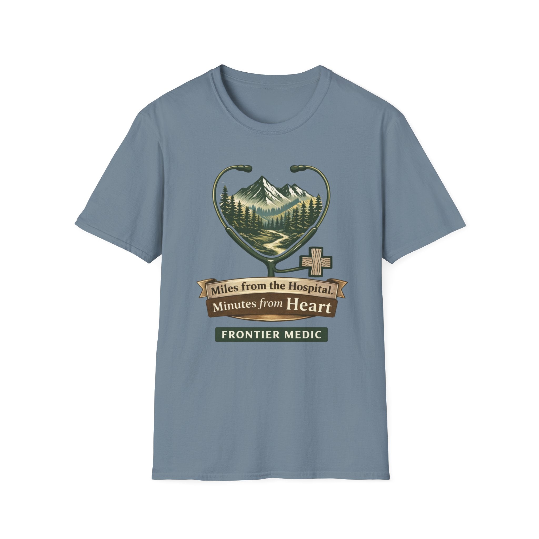 Miles From the Hospital Minutes From Heart T-shirt