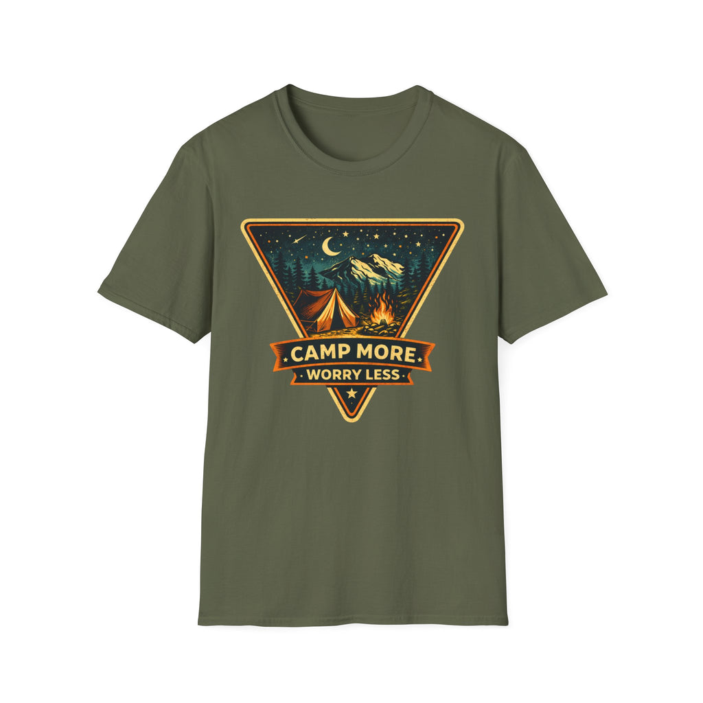 Camp More Worry Less T-shirt