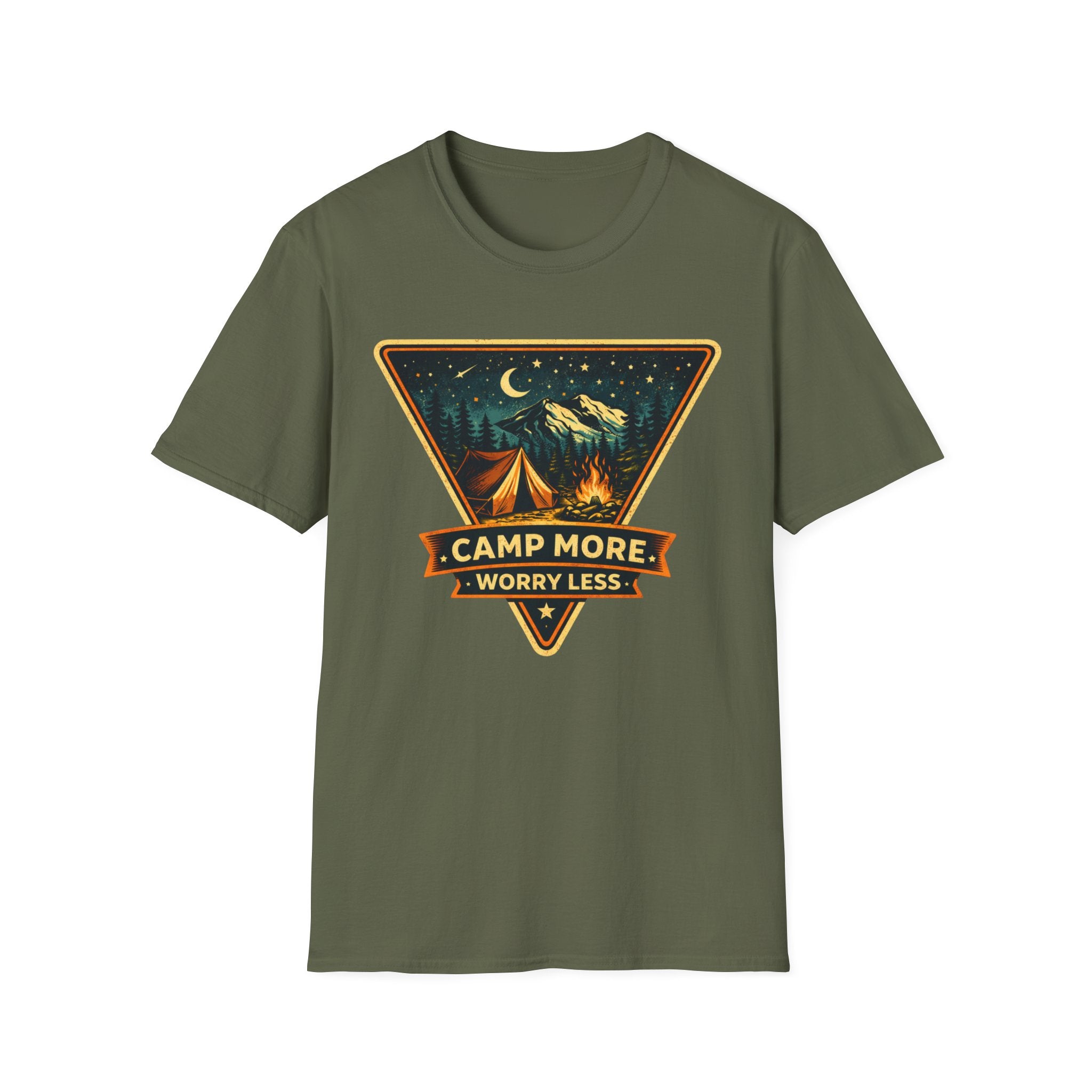 Camp More Worry Less T-shirt