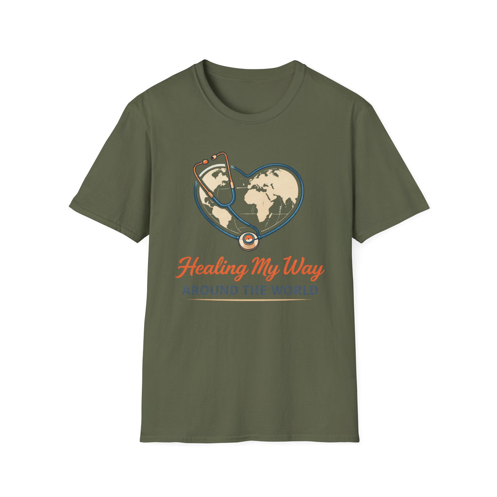 Healing My Way Around The World T-shirt