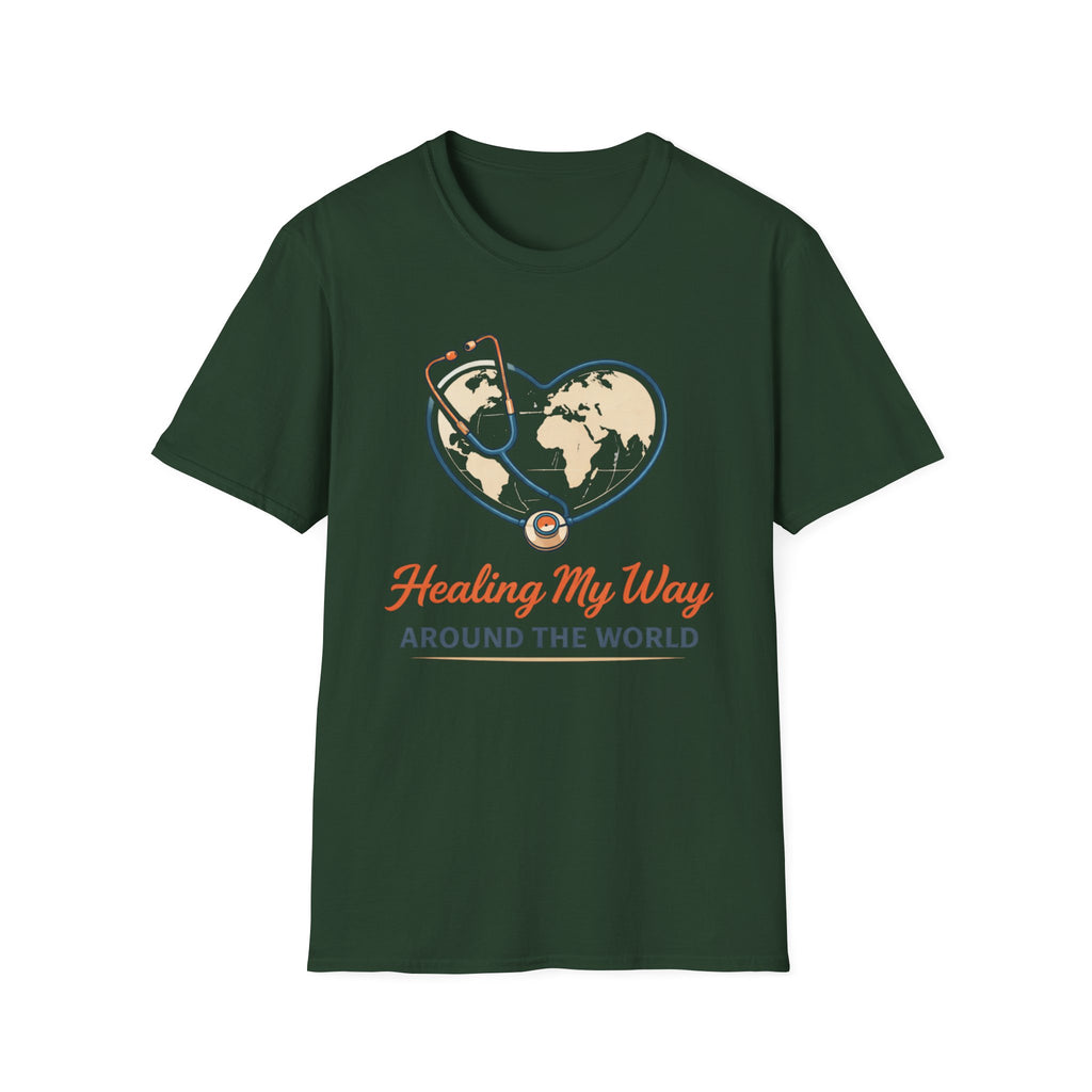 Healing My Way Around The World T-shirt