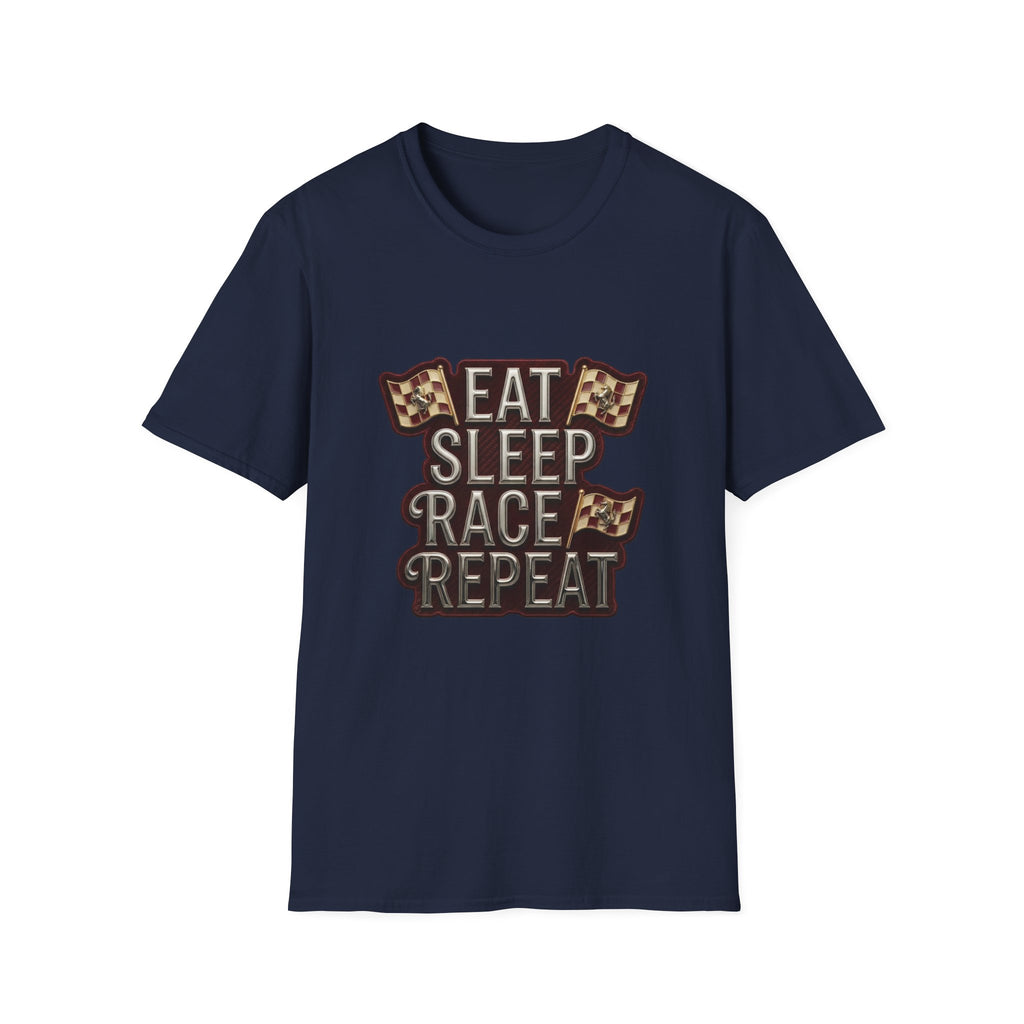 Eat Sleep Race Repeat T-shirt