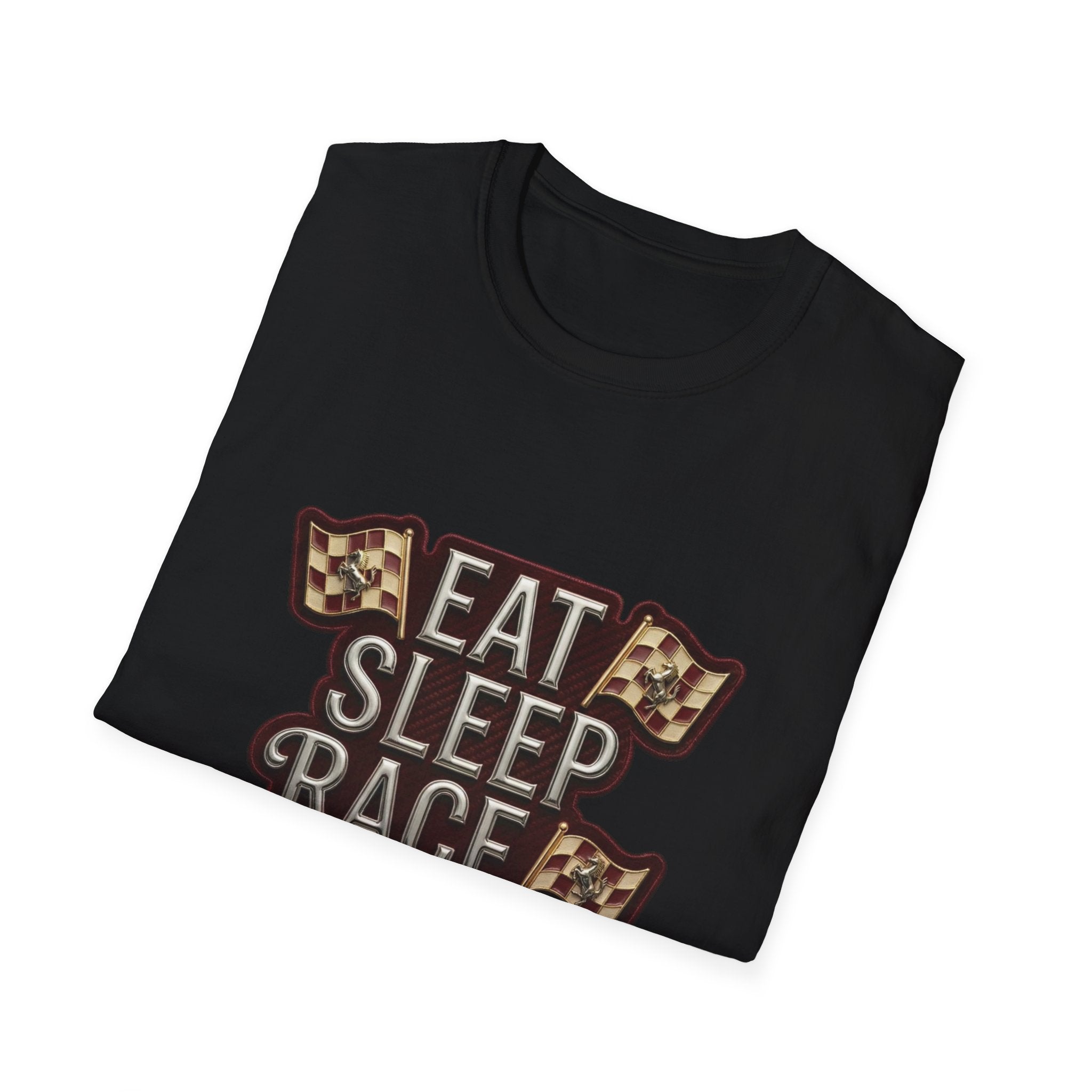 Eat Sleep Race Repeat T-shirt