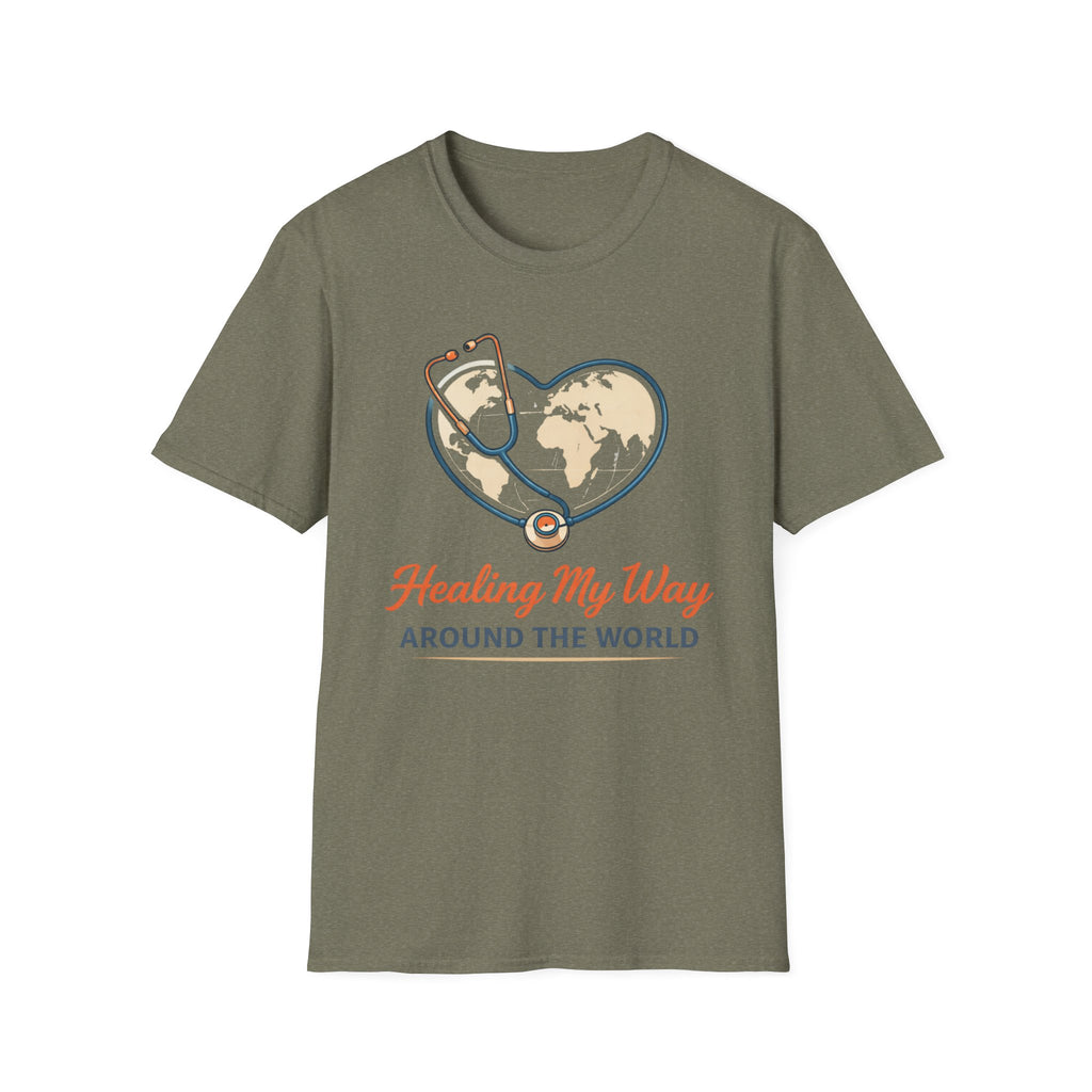 Healing My Way Around The World T-shirt