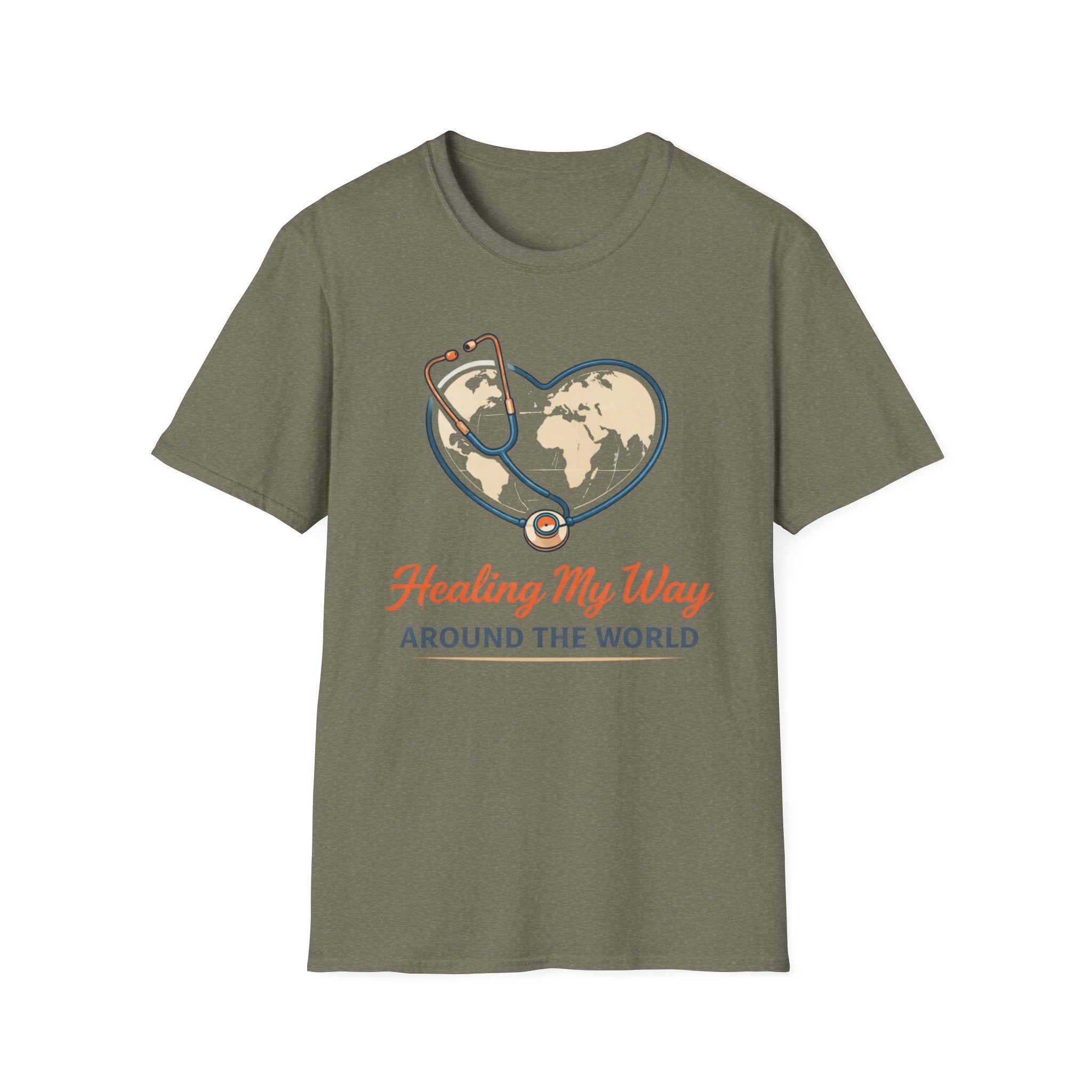 Healing My Way Around The World T-shirt