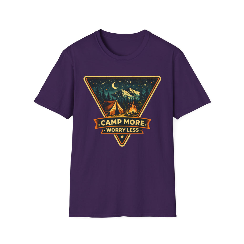 Camp More Worry Less T-shirt