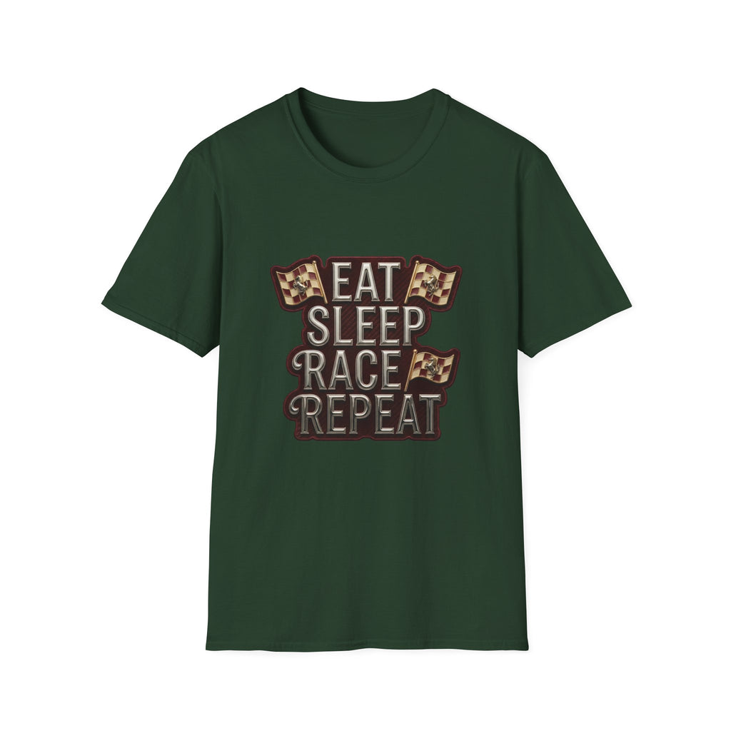 Eat Sleep Race Repeat T-shirt